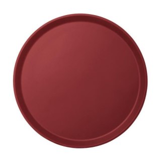 Taca do serwowania Camtread okrągła, antypoślizgowa, burgundowa 405 mm CAMBRO