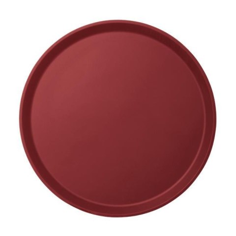 Taca do serwowania Camtread okrągła, antypoślizgowa, burgundowa 405 mm CAMBRO