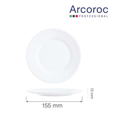 Talerz płytki Trianon 155 mm, h - 13 mm Arcoroc