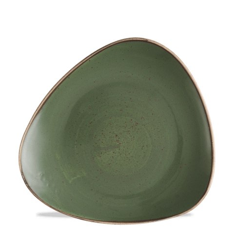 Talerz trójkątny Stonecast Sorrel Green, 230mm Churchill