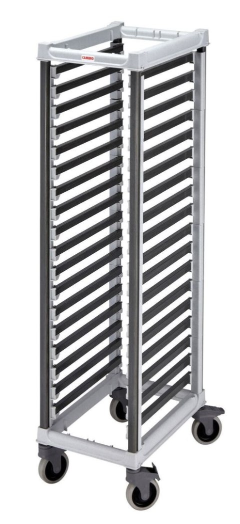 Wózek Camshelving do transportu pojemników, 18 × GN 1/1, Cambro, 730x438x(H)171mm CAMBRO