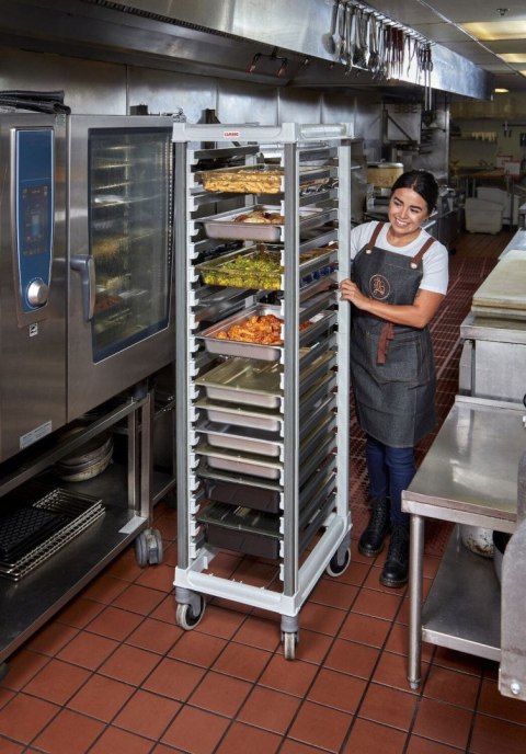 Wózek Camshelving do transportu pojemników, 18 × GN 1/1, Cambro, 730x438x(H)171mm CAMBRO
