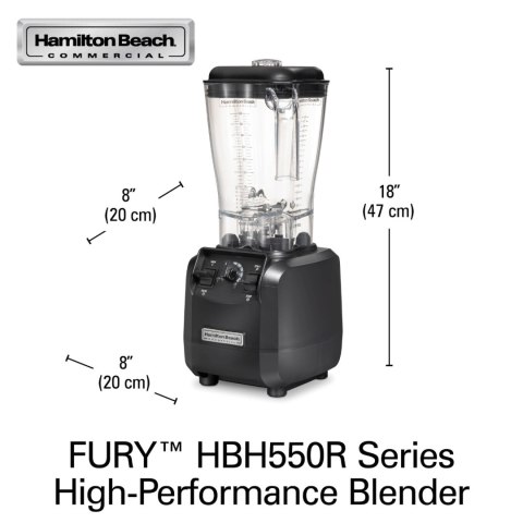 Blender barmański HBH550R-CE Fury® 1.8l 880W, Hamilton Beach Commercial Hamilton Beach Commercial