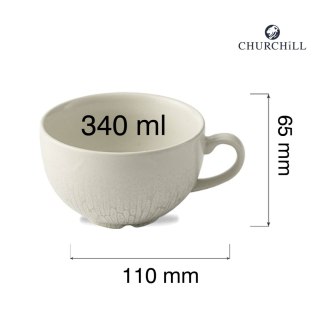 Filiżanka do cappuccino Delta Grey, 340ml Churchill