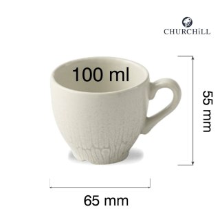 Filiżanka do espresso Delta Grey, 100ml Churchill