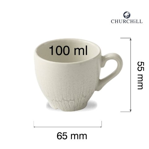 Filiżanka do espresso Delta Grey, 100ml Churchill