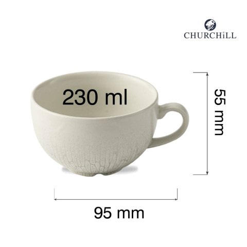 Filiżanka do kawy i herbaty Delta Grey, 230ml Churchill