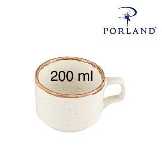 Filiżanka sztaplowana do kawy i herbaty Sand, 200ml Porland