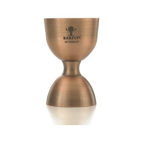 Miarka barmańska Bell z prostą krawędzią, antyczna miedź, BarFly, 25/50ml BarFly