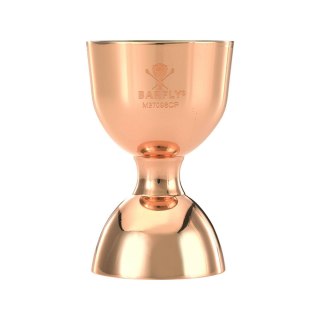 Miarka barmańska Bell z prostą krawędzią, miedź, BarFly, 25/50ml BarFly