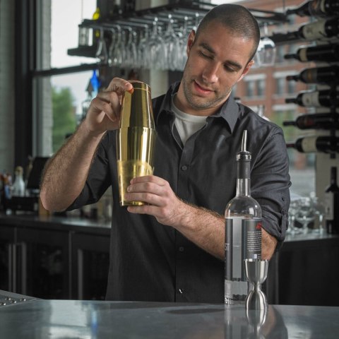 Miarka barmańska Bell z prostą krawędzią, stal nierdzewna, BarFly, 25/50ml BarFly