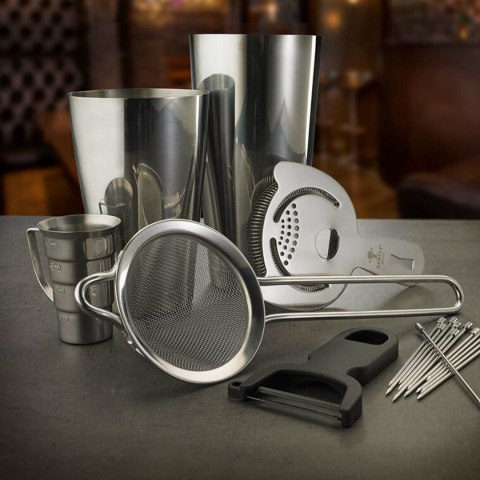 Miarka barmańska Bell z prostą krawędzią, stal nierdzewna, BarFly, 25/50ml BarFly