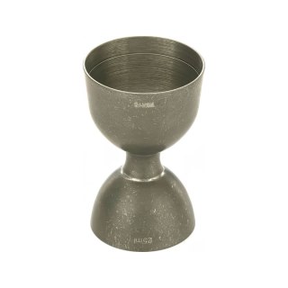 Miarka barmańska Bell z prostą krawędzią, vintage, BarFly, 25/50ml BarFly