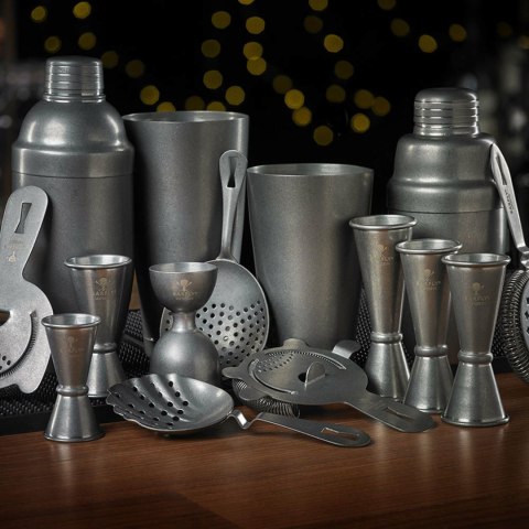 Miarka barmańska Bell z prostą krawędzią, vintage, BarFly, 25/50ml BarFly