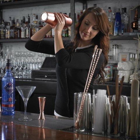 Miarka barmańska w stylu japońskim Diamond Lettice, miedź, BarFly, 30/60ml BarFly