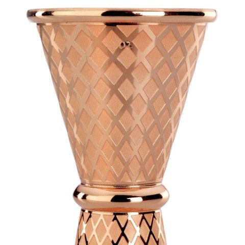 Miarka barmańska w stylu japońskim Diamond Lettice, miedź, BarFly, 30/60ml BarFly