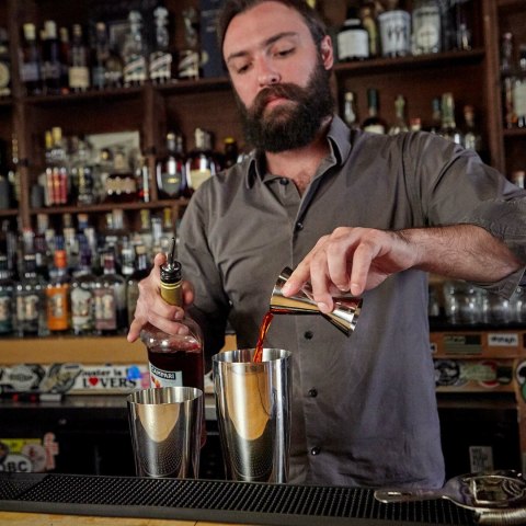 Miarka barmańska w stylu japońskim Diamond Lettice, stal nierdzewna, BarFly, 30/60ml BarFly