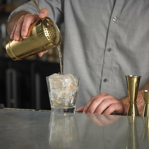 Miarka barmańska w stylu japońskim Diamond Lettice, złota, BarFly, 30/60ml BarFly