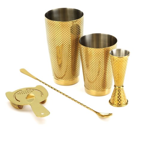 Miarka barmańska w stylu japońskim Diamond Lettice, złota, BarFly, 30/60ml BarFly