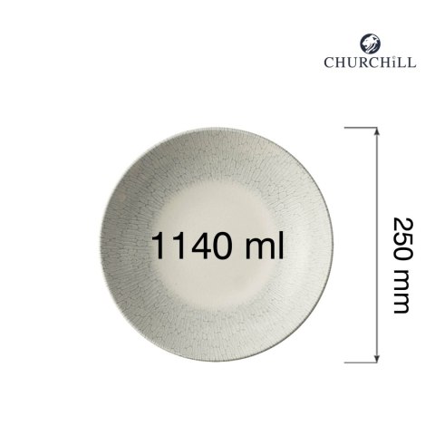 Miska coupe Delta Grey Evolve, 250mm Churchill