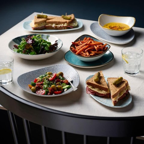 Miska coupe Tide Black, 250mm Churchill