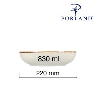 Miska płytka Sand, 220mm Porland