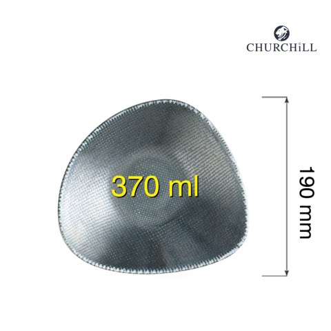 Miska trójkątna Astro Metallic Blue, 190mm Churchill