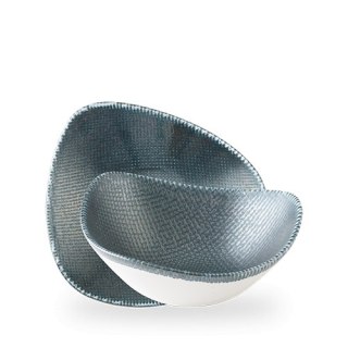 Miska trójkątna Astro Metallic Blue, 240mm Churchill