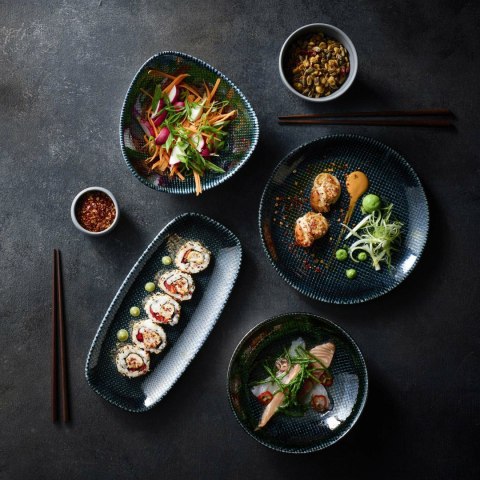 Miska trójkątna Astro Metallic Blue, 240mm Churchill