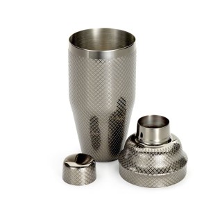 Shaker barmański 3-częściowy w stylu japońskim Diamond Lettice, czarny, BarFly, 700ml BarFly