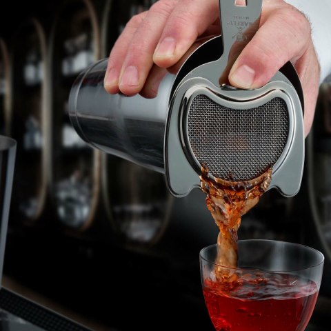 Shaker barmański 3-częściowy w stylu japońskim Diamond Lettice, czarny, BarFly, 700ml BarFly