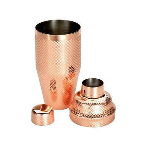 Shaker barmański 3-częściowy w stylu japońskim Diamond Lettice, miedź, BarFly 700ml BarFly