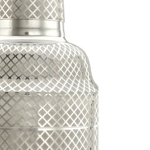 Shaker barmański 3-częściowy w stylu japońskim Diamond Lettice, stal nierdzewna, BarFly, 700ml BarFly