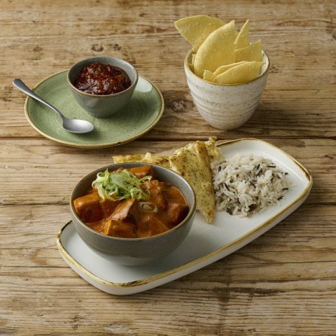 Taca porcelanowa Stonecast Barley White, 320x110mm Churchill