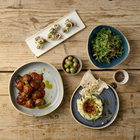 Taca porcelanowa Stonecast Peppercorn Grey, 320x110mm Churchill