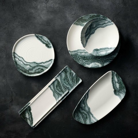 Taca porcelanowa Tide Black, 320x110mm Churchill