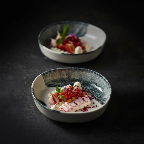 Taca porcelanowa Tide Black, 320x110mm Churchill