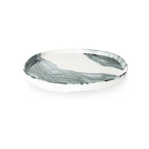 Talerz organiczny z rantem Tide Black, 250mm Churchill