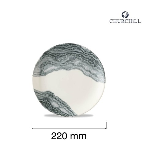 Talerz płytki Tide Black, 220mm Churchill