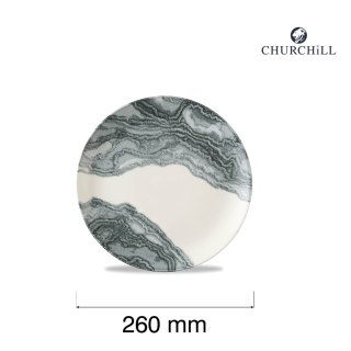 Talerz płytki Tide Black, 260mm Churchill