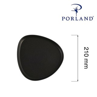 Talerz trójkątny Coal, 210mm Porland