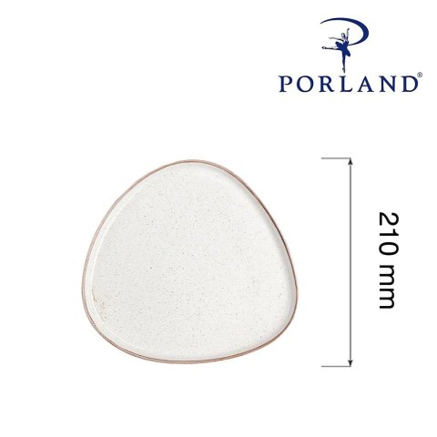 Talerz trójkątny Sand, 210mm Porland