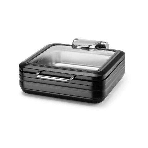 Podgrzewacz indukcyjny ze szklaną pokrywą De Luxe Black, GN 2/3 Fine Dine