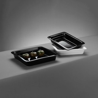 Pojemnik porcelanowy GN 1/1, czarny, 525x320x(h)68mm Fine Dine