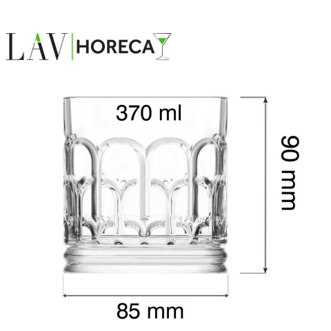 Szklanka niska Archie, 370ml, LAV LAV