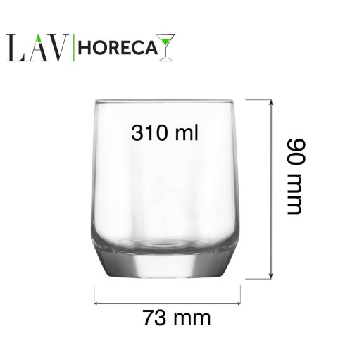 Szklanka niska Riga, 310ml, LAV LAV