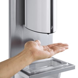 Bezdotykowy, naścienny dozownik płynu dezynfekującego lub mydła "ECO" Fine Dine