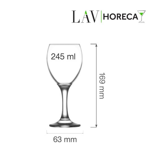 Kieliszek do wina Aspen 245 ml, LAV (dawniej LV-EMP553Z) LAV
