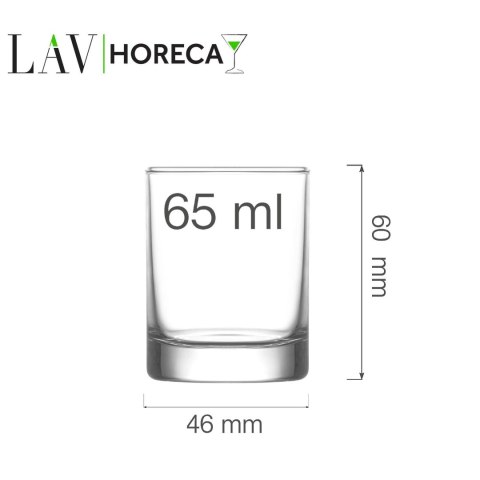 Kieliszek shot Rotterdam, 65ml, LAV (dawniej LV-LBR308Z) LAV