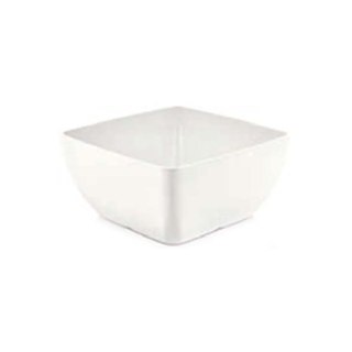 Miska kwadratowa z melaminy, biała, 250x250x(h)120mm Fine Dine